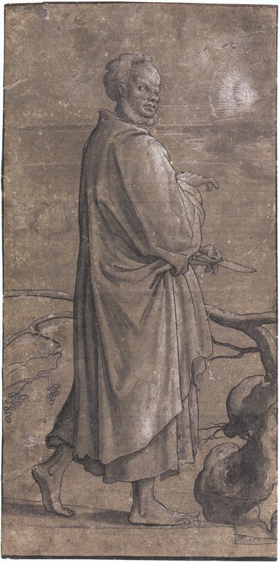 Apostolo Bartolomeo da Hans Holbein der Jüngere